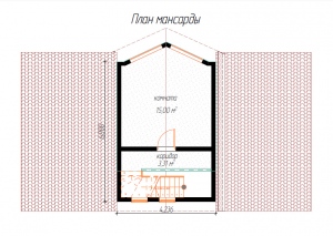 План мансарды