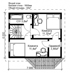 План второго этажа